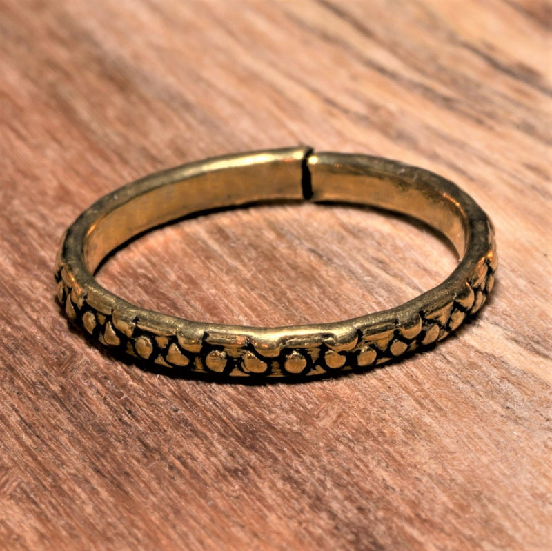 Floral Gold Oxidised Toe Rings Combo – Abdesignsjewellery